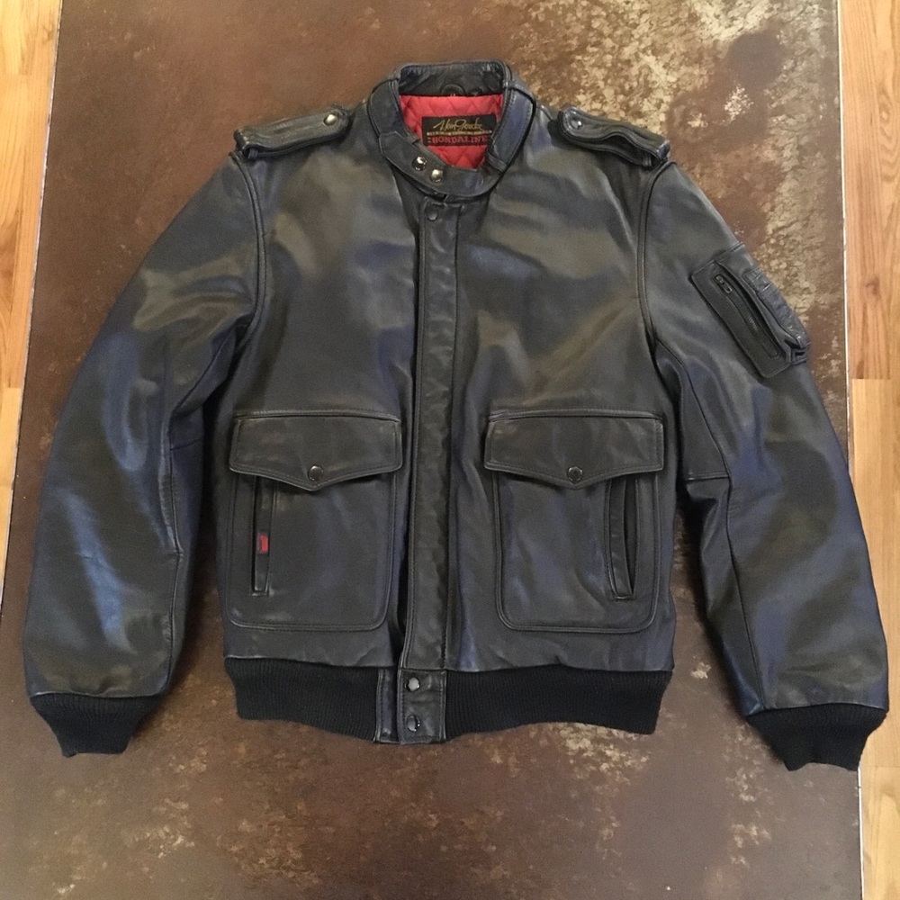 Hein Gericke Vintage 80’s Hondaline Leather Jacket